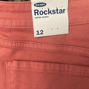 🤩NWT Old Navy Super Skinny Rockstar Jeans size 12
